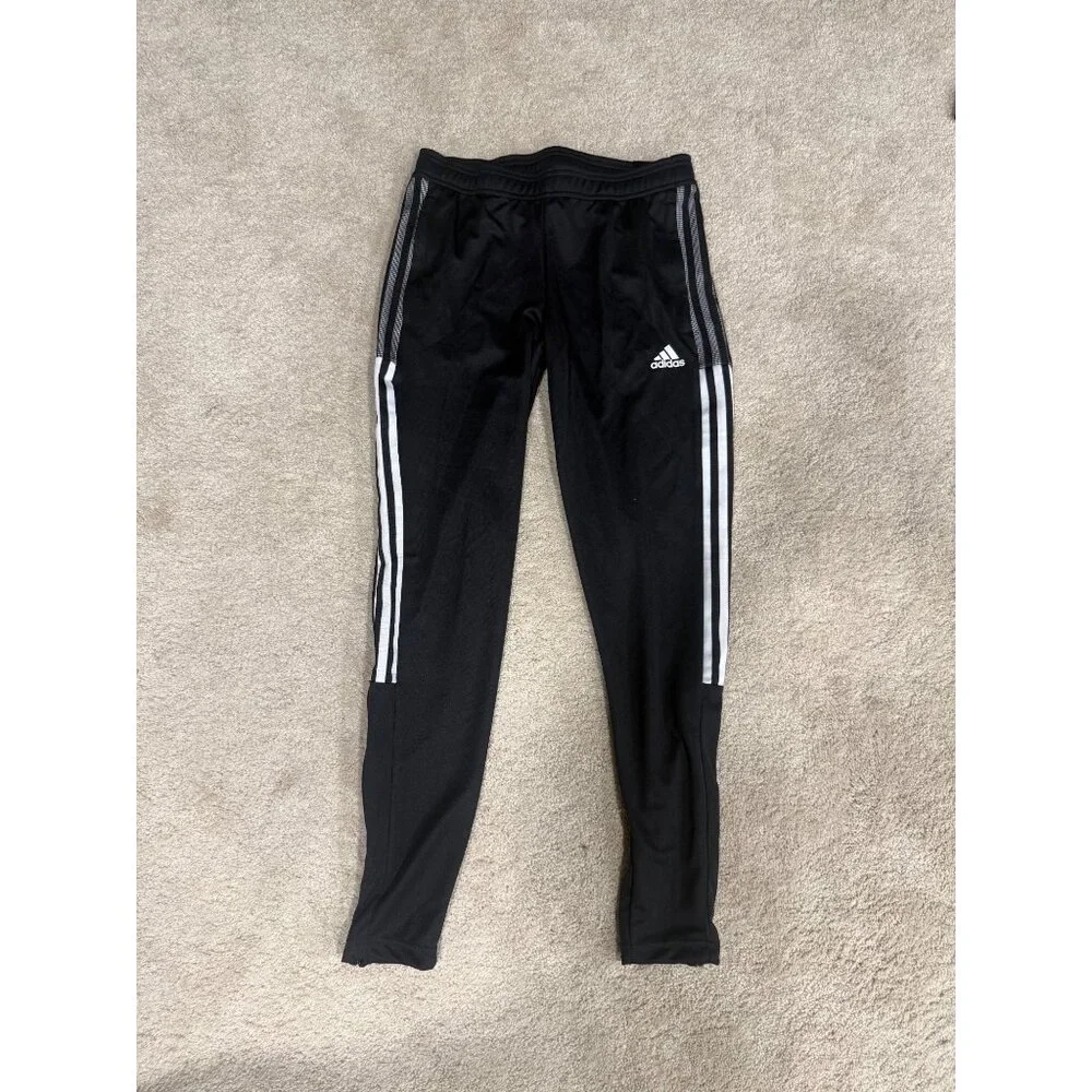 Adidas Womens Tracksuit Aeroready Track Jacket Med & Pants Small Set Black - Picture 7 of 16
